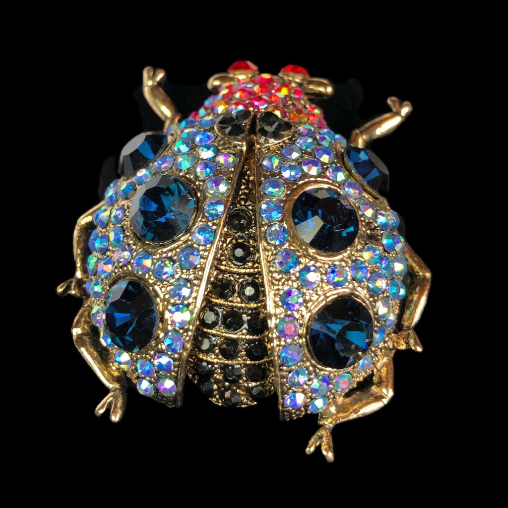 Ladybug Brooch By “Cara Ny”. Costume